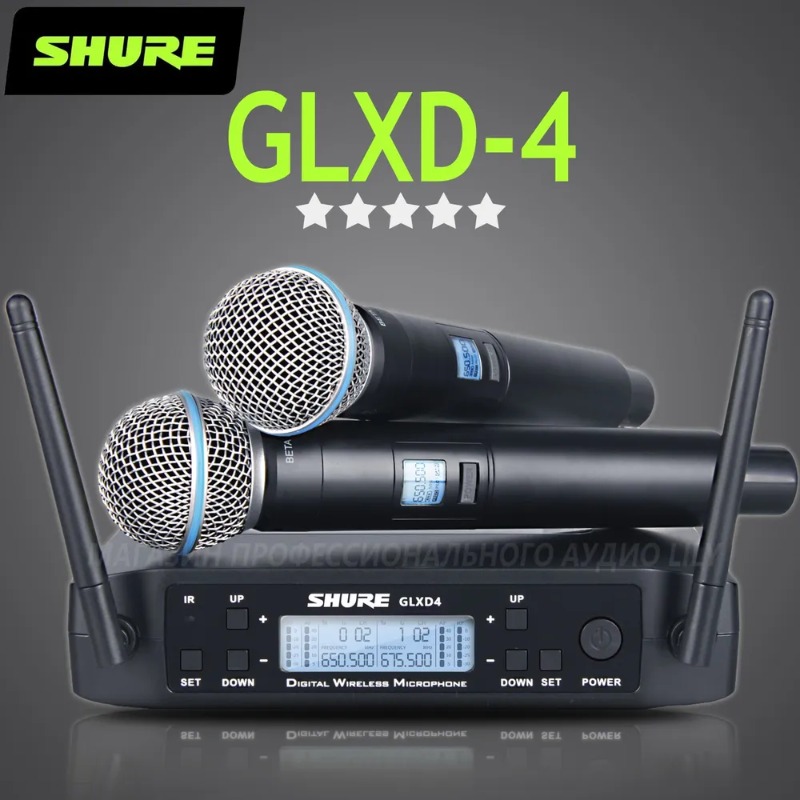 Shure Mic Sm58 - Shure GLXD4 BETA 58A Professional Wireless