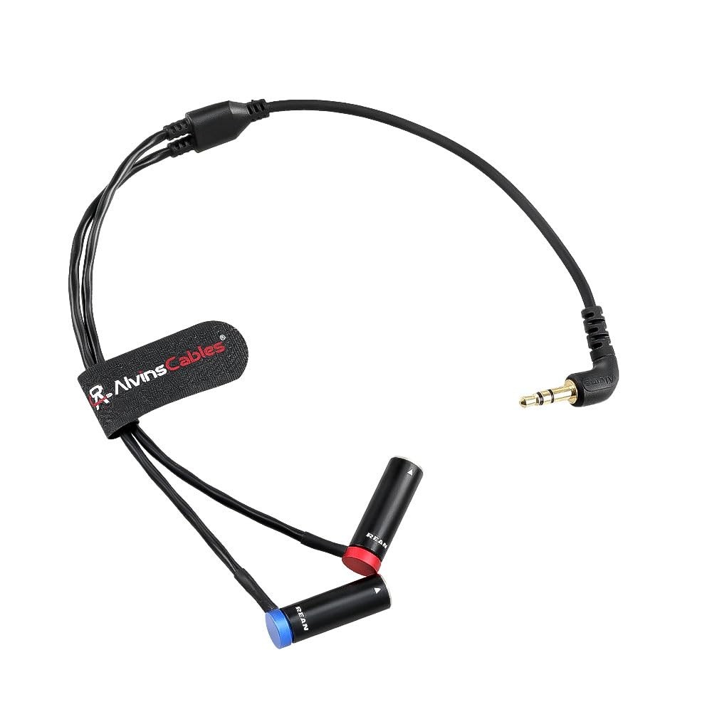 3.5mm TRS to Dual TA3M Y Split - Audio Splitter Y review and price