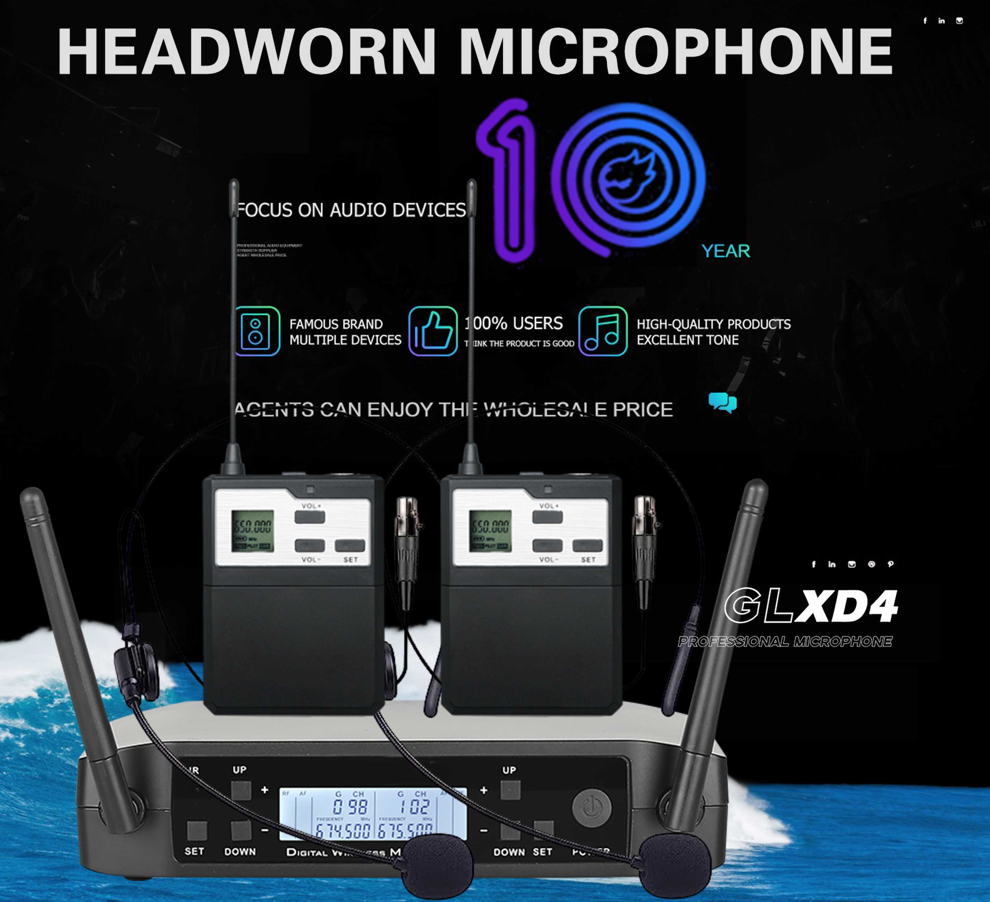 UHF Wireless Headset Microphon - Shure Mic Sm58 review and price