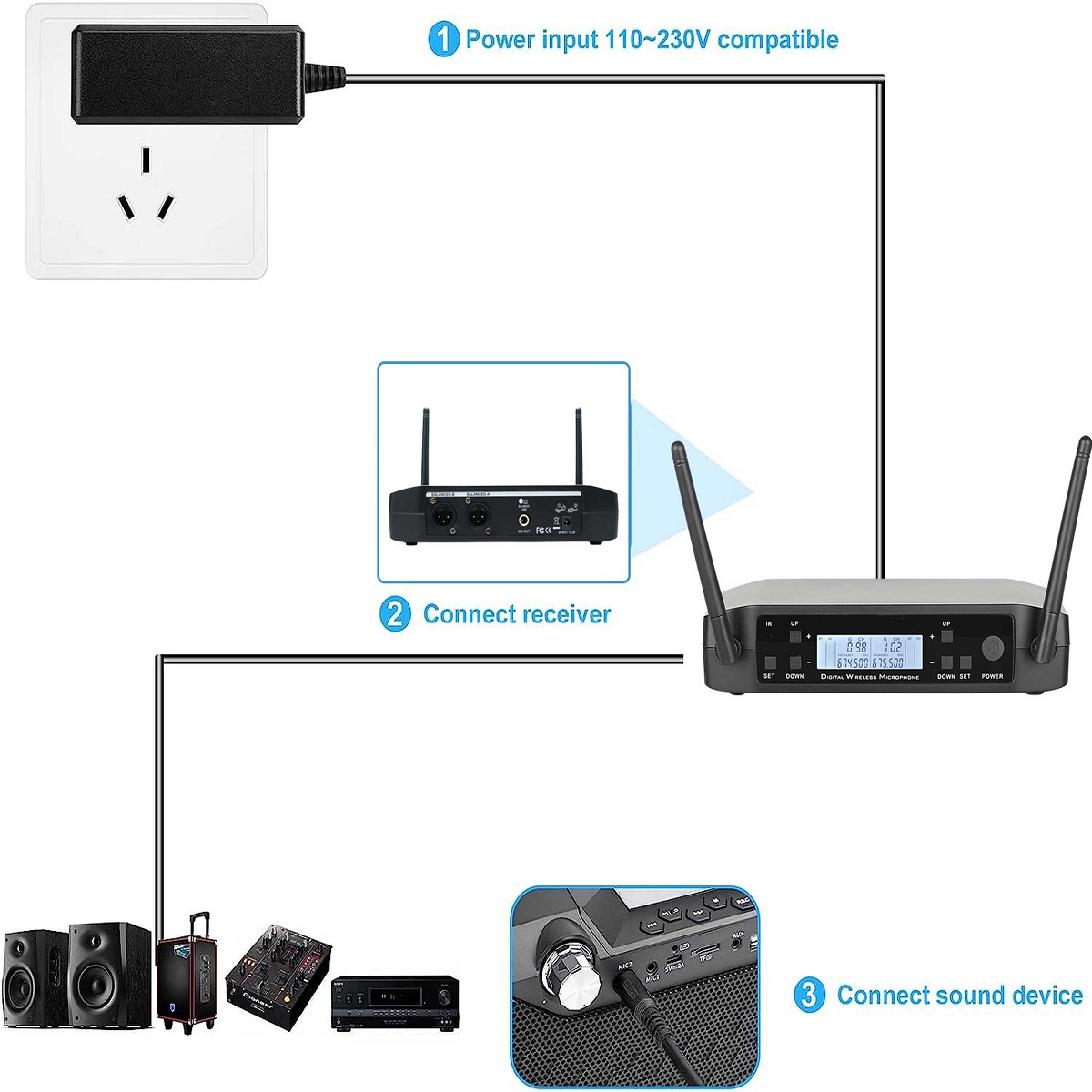 UHF Wireless Headset Microphon - Shure Mic Sm58 review and price