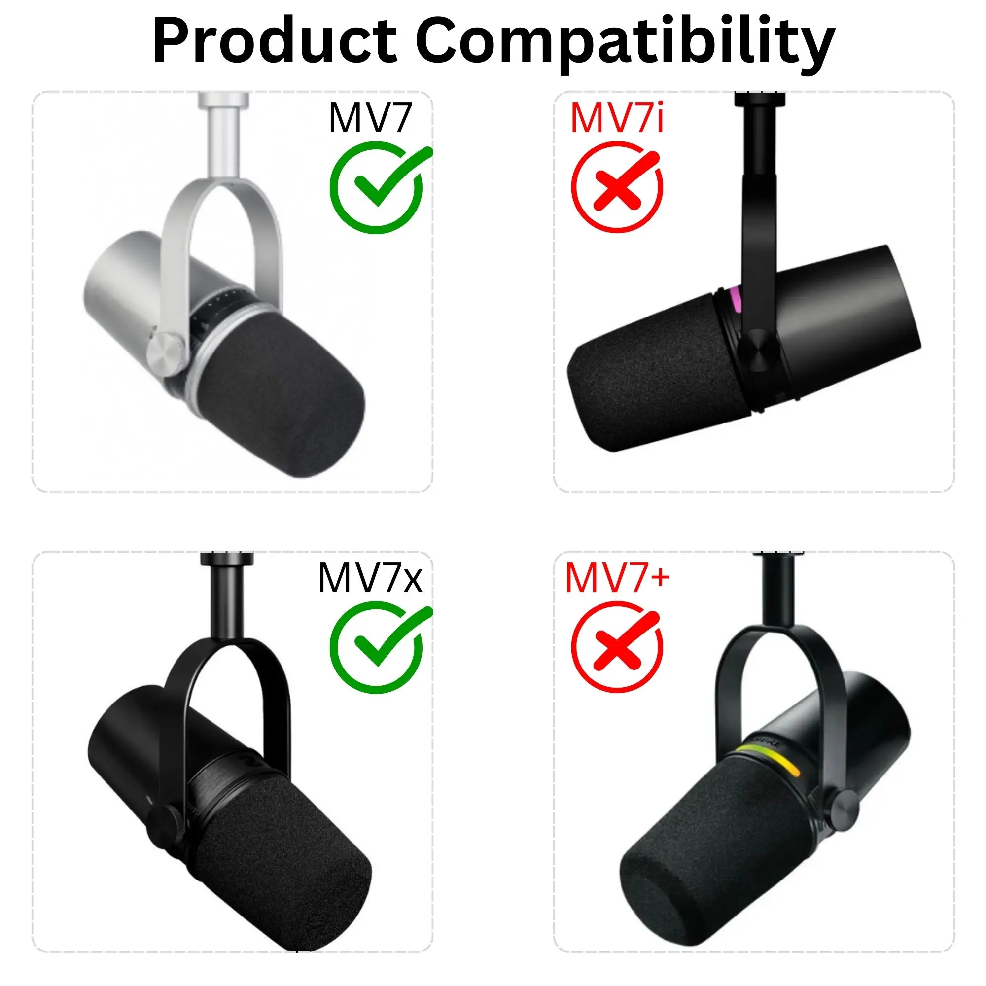 MV7 Replacement Foam Windscree - Shure Mic Mv7 review and price