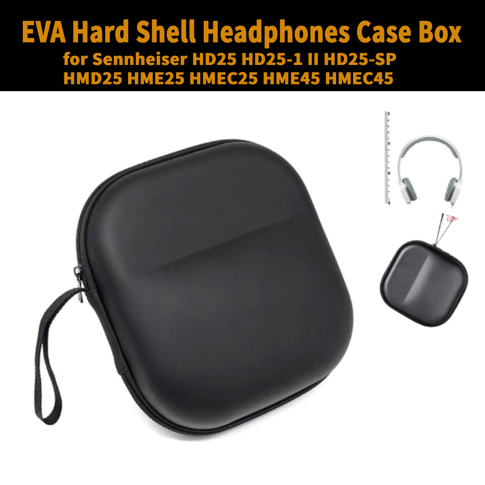 EVA Hard Shell Headphones Case - Sennheiser Headphone Hd 25 review and price