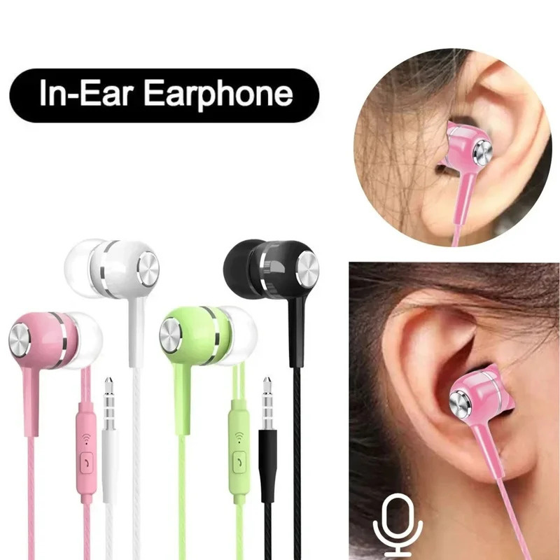 1/2/3/4Pcs 3.5mm Wired Earphon - Wired Earphone Mic review and price