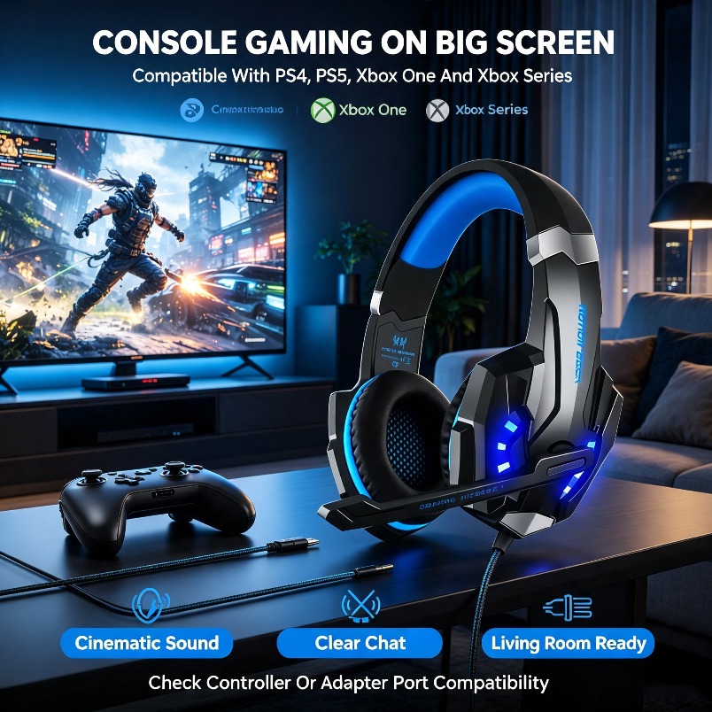 Headphones With Microphone Noi - Gaming Headset Rgb review and price