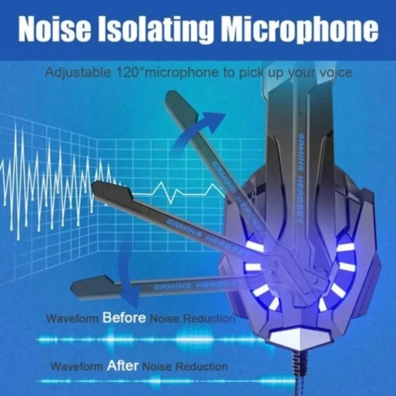 Headphones With Microphone Noi - Gaming Headset Rgb review and price