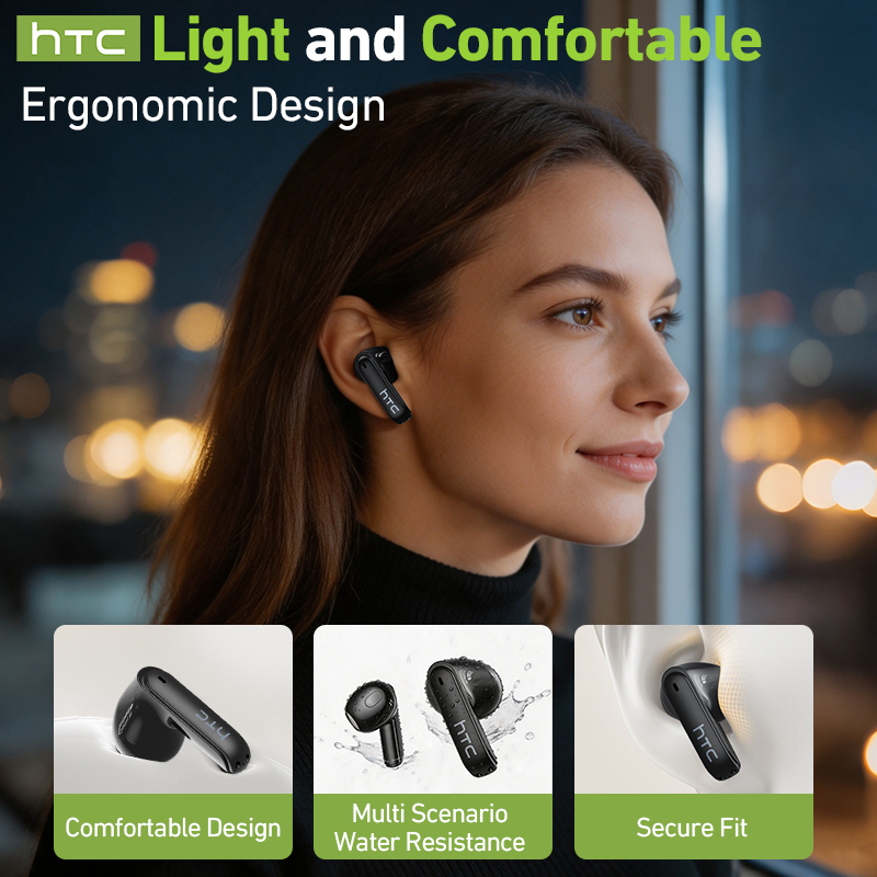 hTC Wireless Gaming Earbuds LC - Earbuds Charging Case review and price